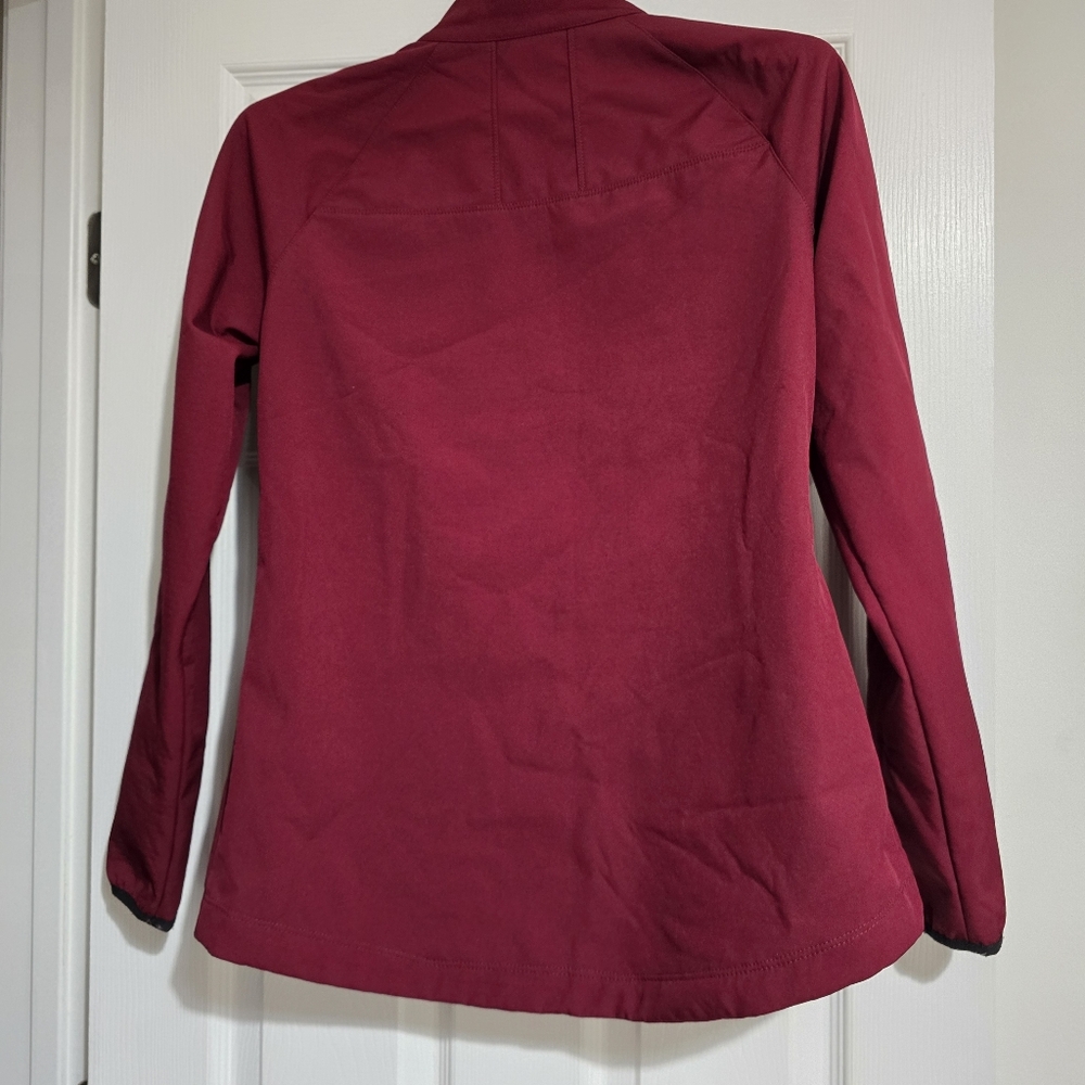 Burgundy Zip-Up Jacket - Picture 5 of 6